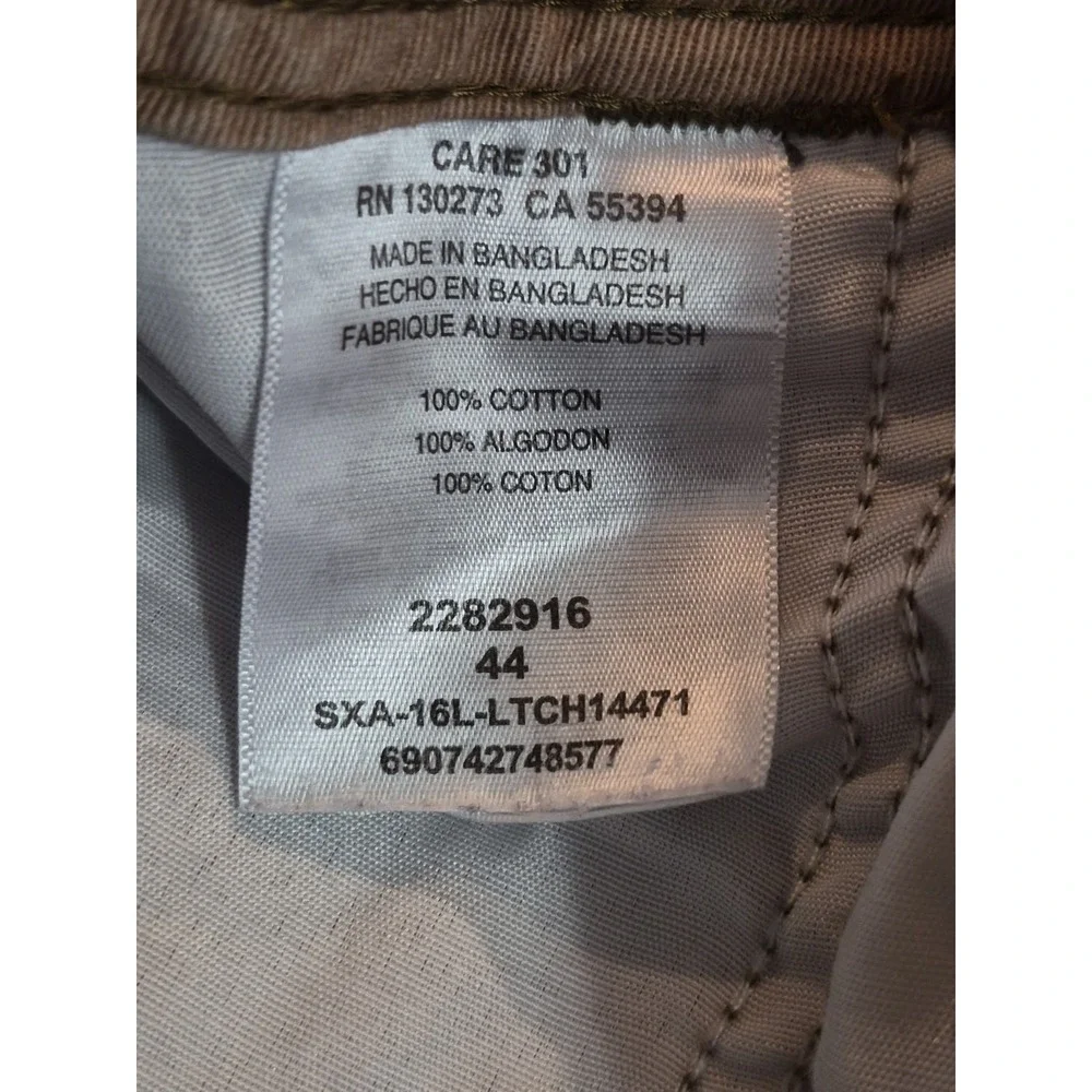 Lee Dungarees Dark Khaki Cargo Work Utility Shorts Men's 44 x 10 - Picture 6 of 7